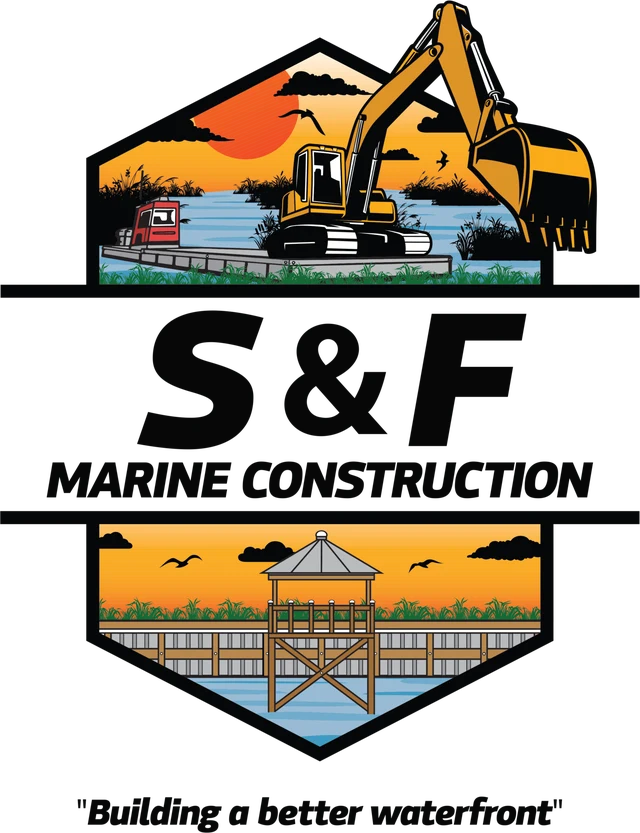 S&F Marine Construction badge — Building a better waterfront